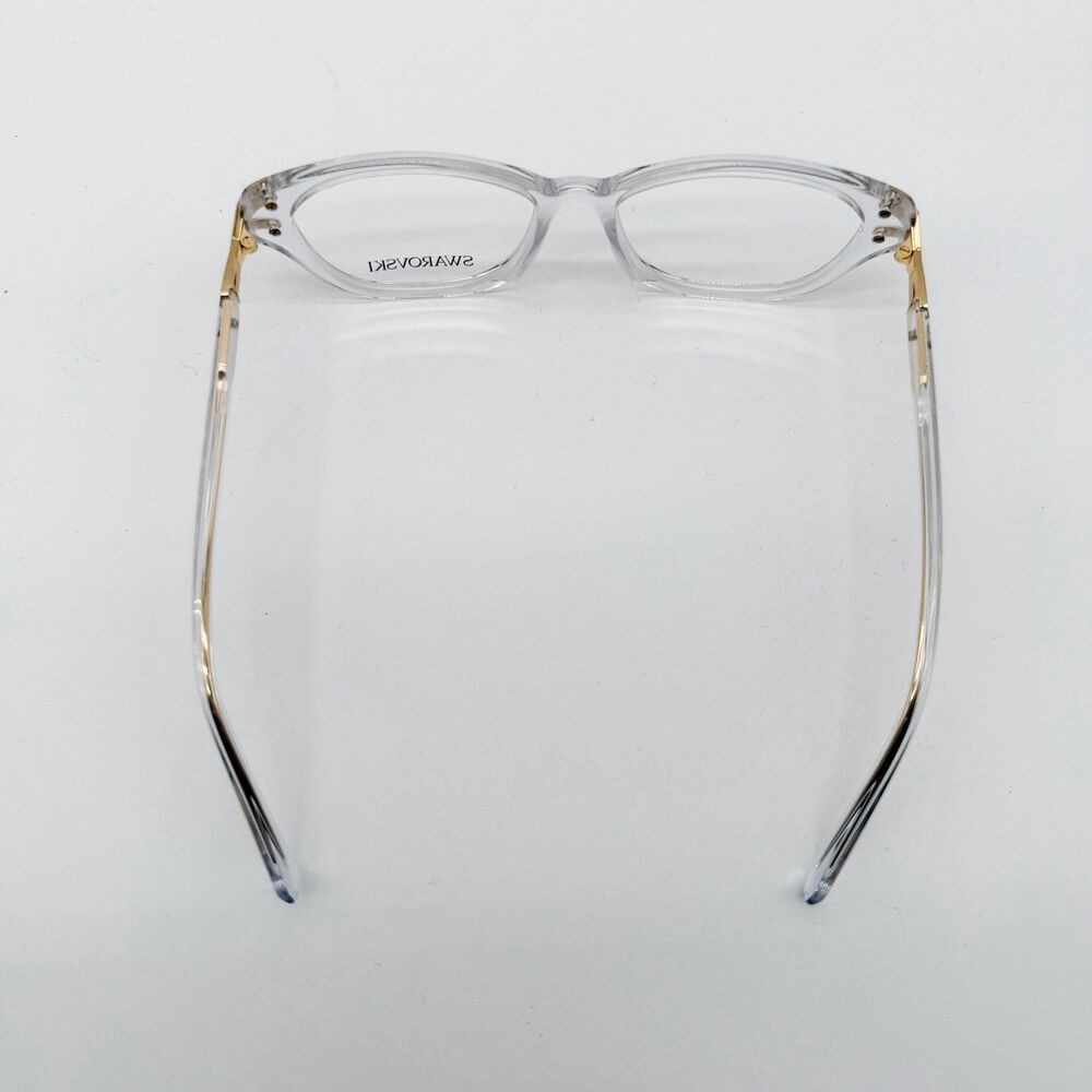 Swarovski SK2032 Eyeglasses Frames Transparent Crystal Demo Lenses 54mm NEW - Picture 10 of 16